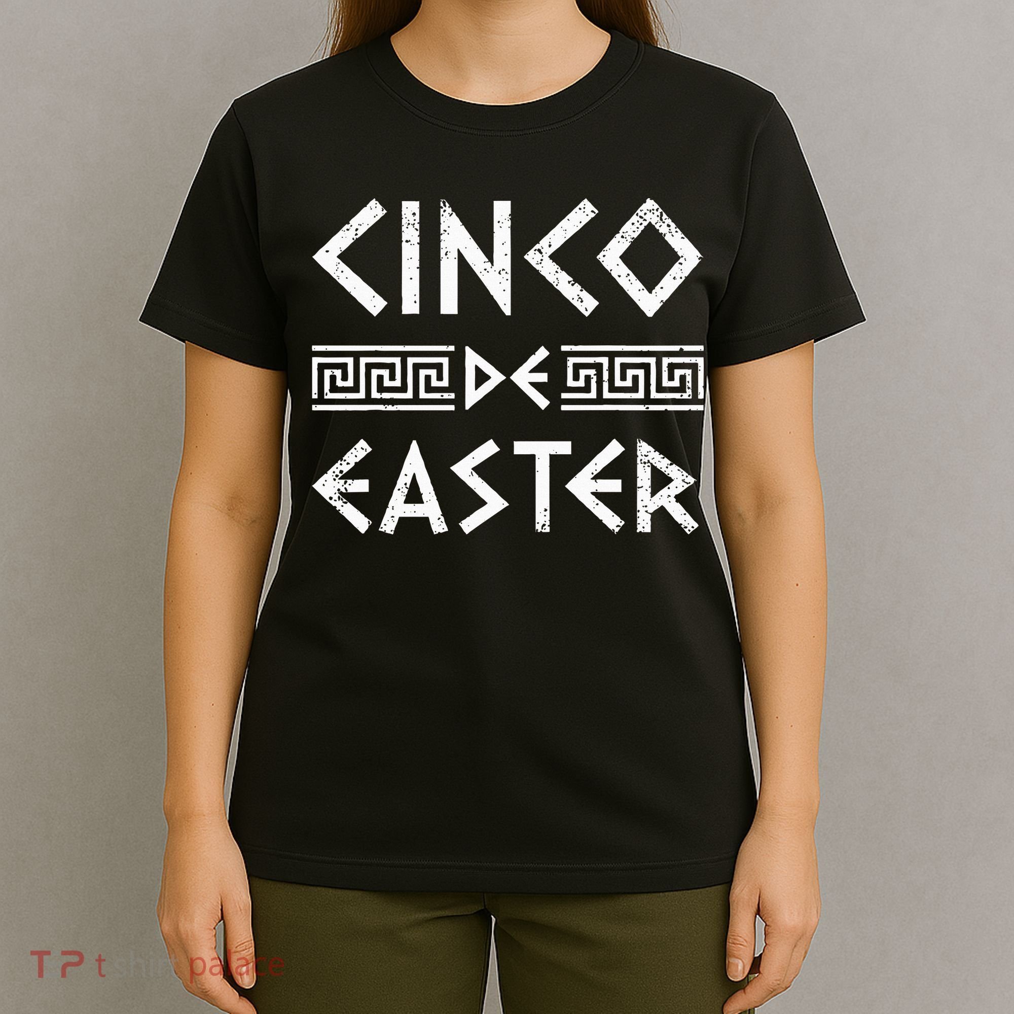 Cinco De Easter Funny Cinco De Mayo Orthodox Greek Easter T-Shirt