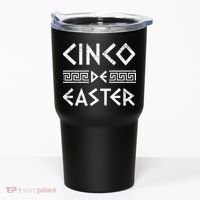 Cinco De Easter Funny Cinco De Mayo Orthodox Greek Easter Tumbler thumb 0