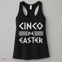 Cinco De Easter Funny Cinco De Mayo Orthodox Greek Easter Women's Tank Top thumb 3