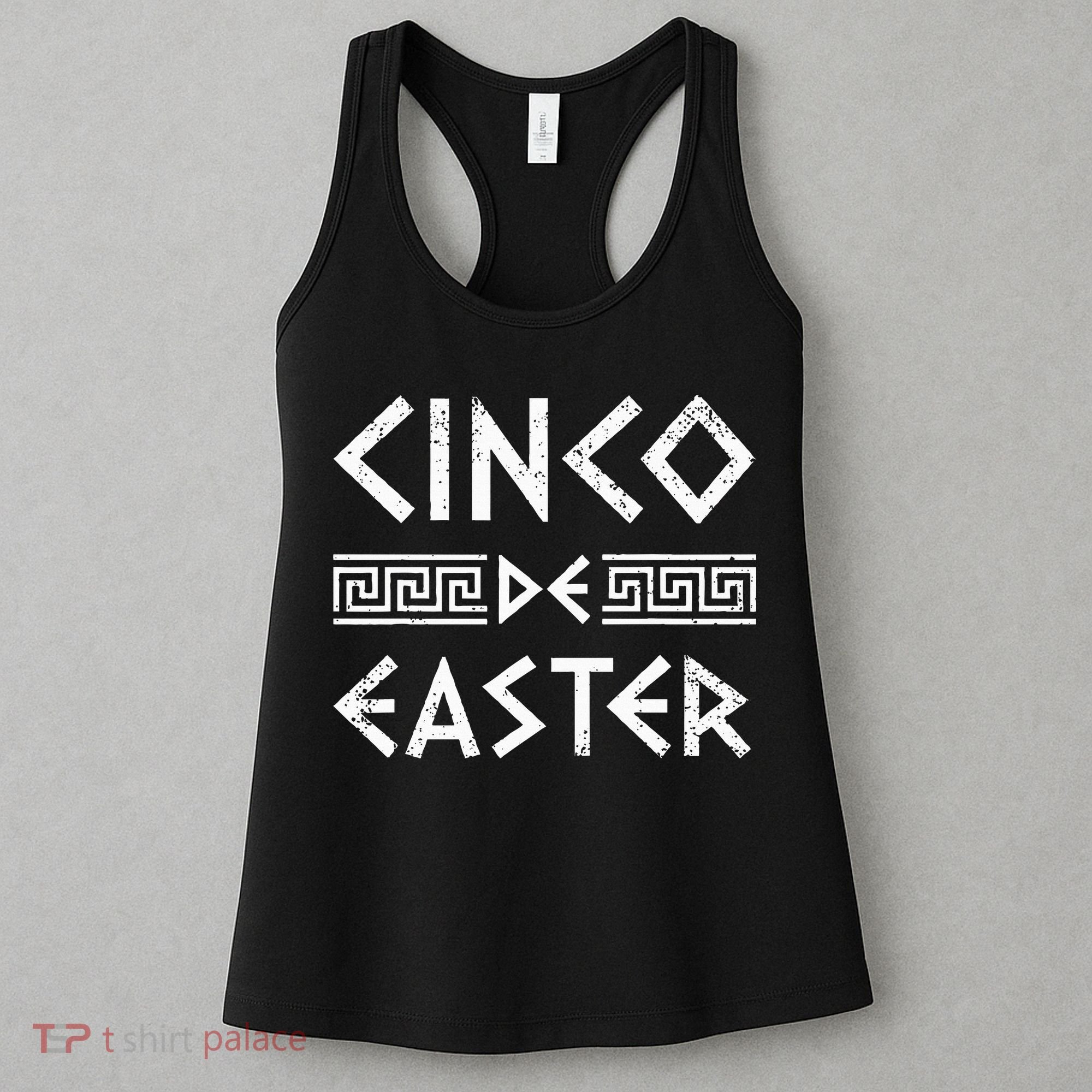 Cinco De Easter Funny Cinco De Mayo Orthodox Greek Easter Women's Tank Top