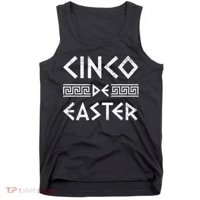 Cinco De Easter Funny Cinco De Mayo Orthodox Greek Easter Tank Top