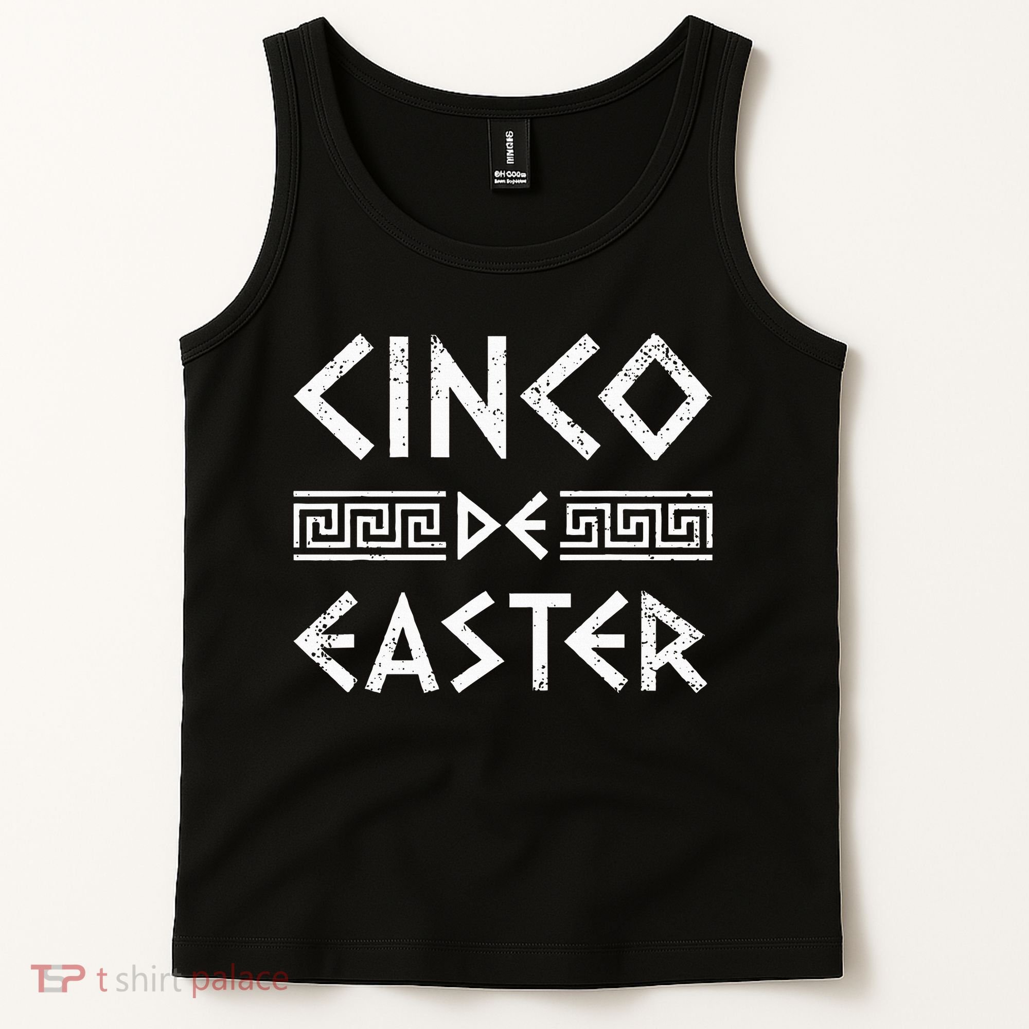 Cinco De Easter Funny Cinco De Mayo Orthodox Greek Easter Tank Top