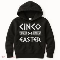 Cinco De Easter Funny Cinco De Mayo Orthodox Greek Easter Kids Hoodie thumb 0