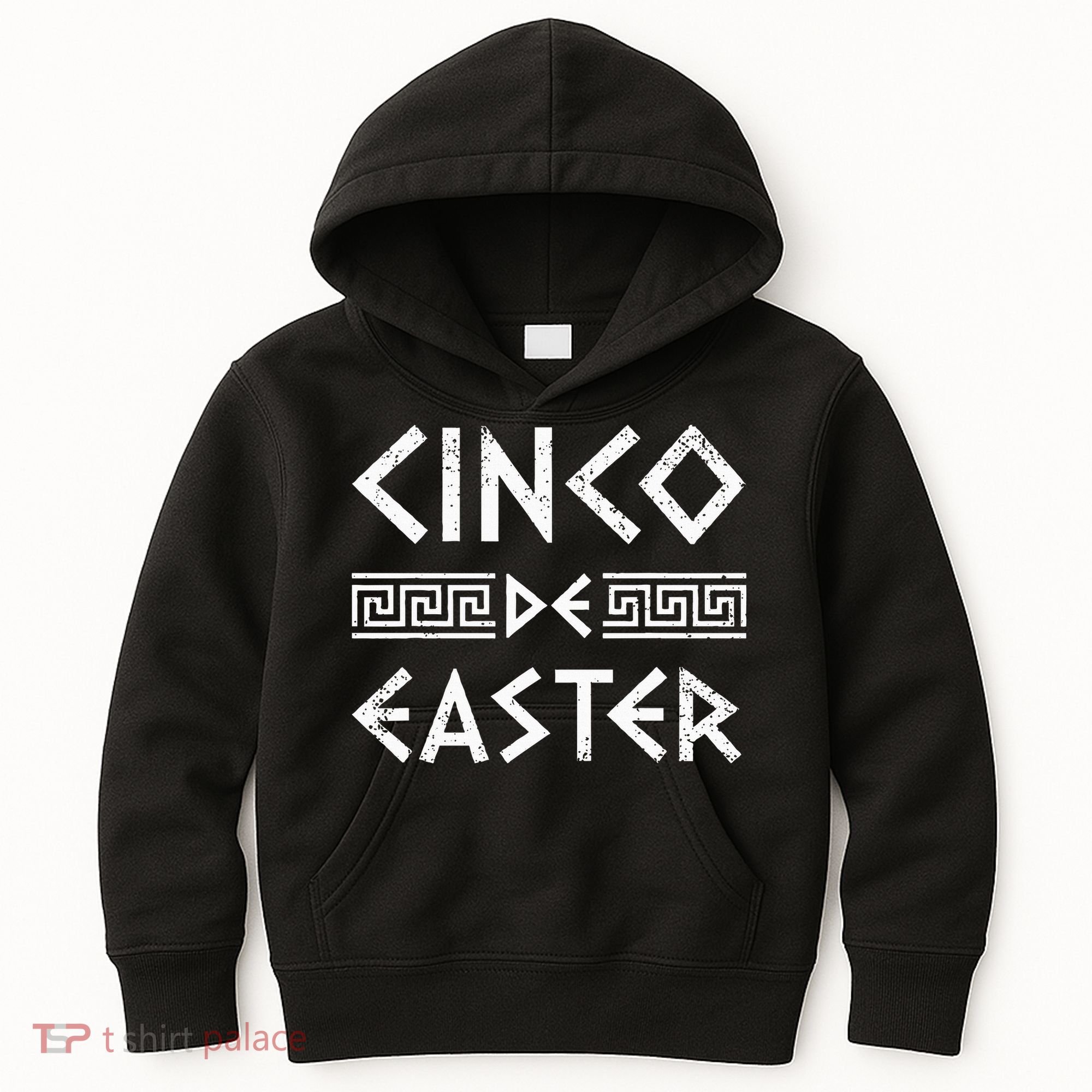 Cinco De Easter Funny Cinco De Mayo Orthodox Greek Easter Kids Hoodie