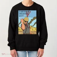 Carthago Delenda Est Funny Meme Women's Sweatshirt thumb 0