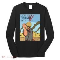 Carthago Delenda Est Funny Meme Long Sleeve Shirt thumb 0