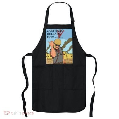 Carthago Delenda Est Funny Meme Apron