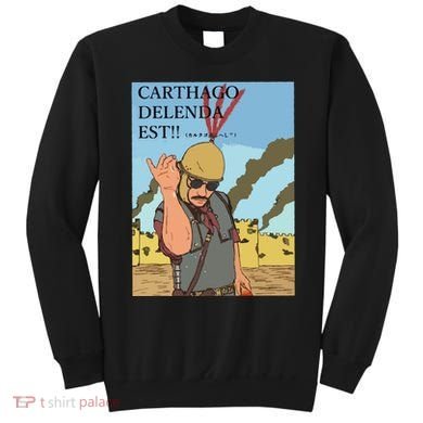 Carthago Delenda Est Funny Meme Sweatshirt