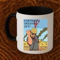 Carthago Delenda Est Funny Meme Coffee Mug thumb 2