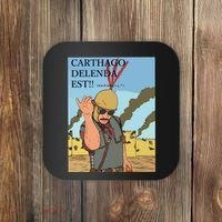 Carthago Delenda Est Funny Meme Coaster thumb 0