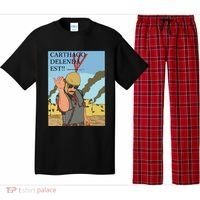 Carthago Delenda Est Funny Meme Pajama Set thumb 0