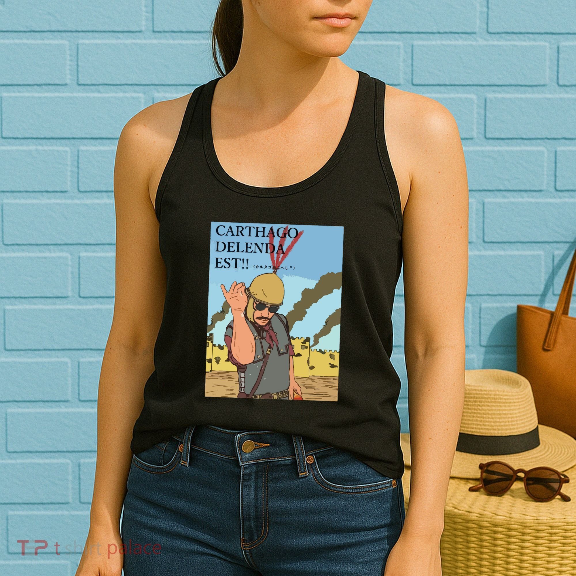 Carthago Delenda Est Funny Meme Women's Tank Top