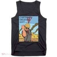 Carthago Delenda Est Funny Meme Tank Top thumb 0
