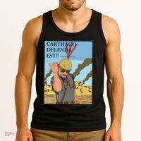 Carthago Delenda Est Funny Meme Tank Top thumb 3
