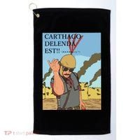Carthago Delenda Est Funny Meme Golf Towel thumb 0