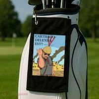 Carthago Delenda Est Funny Meme Golf Towel thumb 2