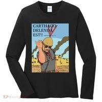 Carthago Delenda Est Funny Meme Women's Long Sleeve Shirt thumb 0