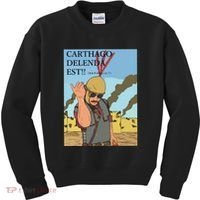 Carthago Delenda Est Funny Meme Kids Sweatshirt thumb 0