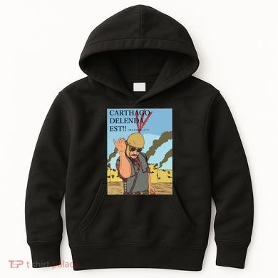 Carthago Delenda Est Funny Meme Kids Hoodie
