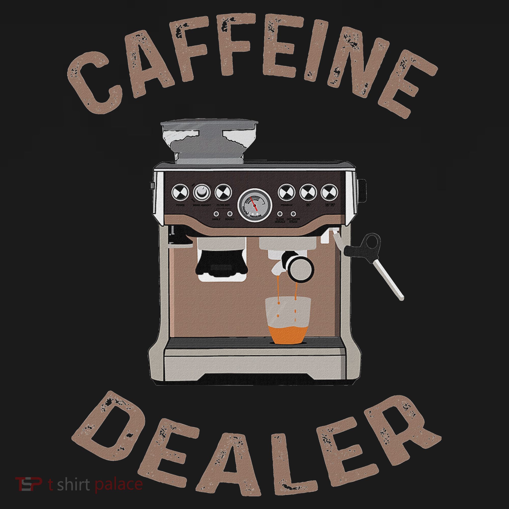 Caffeine Dealer Espresso For Coffee Lover And Barista Sweatshirt