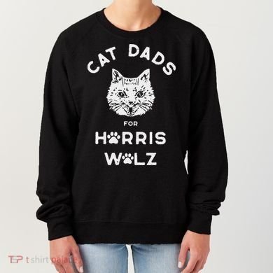 Cat Dads For Harris Walz Women's Sweatshirt