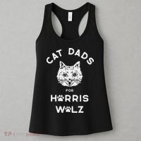 Cat Dads For Harris Walz Women's Tank Top thumb 3