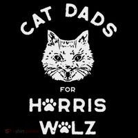Cat Dads For Harris Walz Baby Bodysuit thumb 2