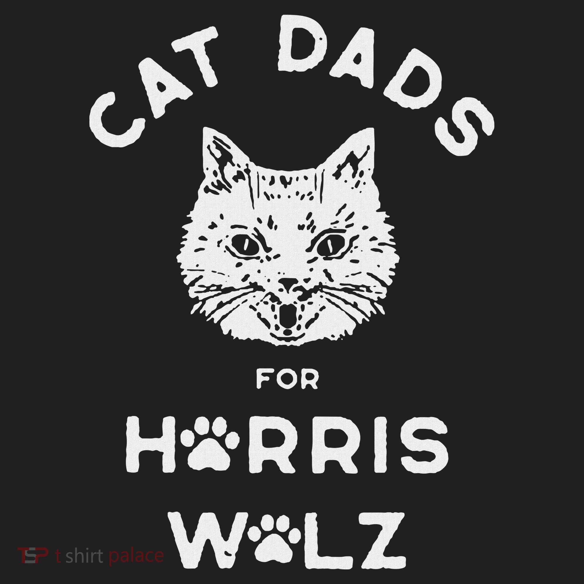 Cat Dads For Harris Walz Hat