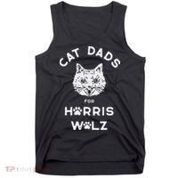 Cat Dads For Harris Walz Tank Top thumb 0