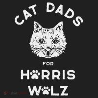 Cat Dads For Harris Walz Golf Towel thumb 3