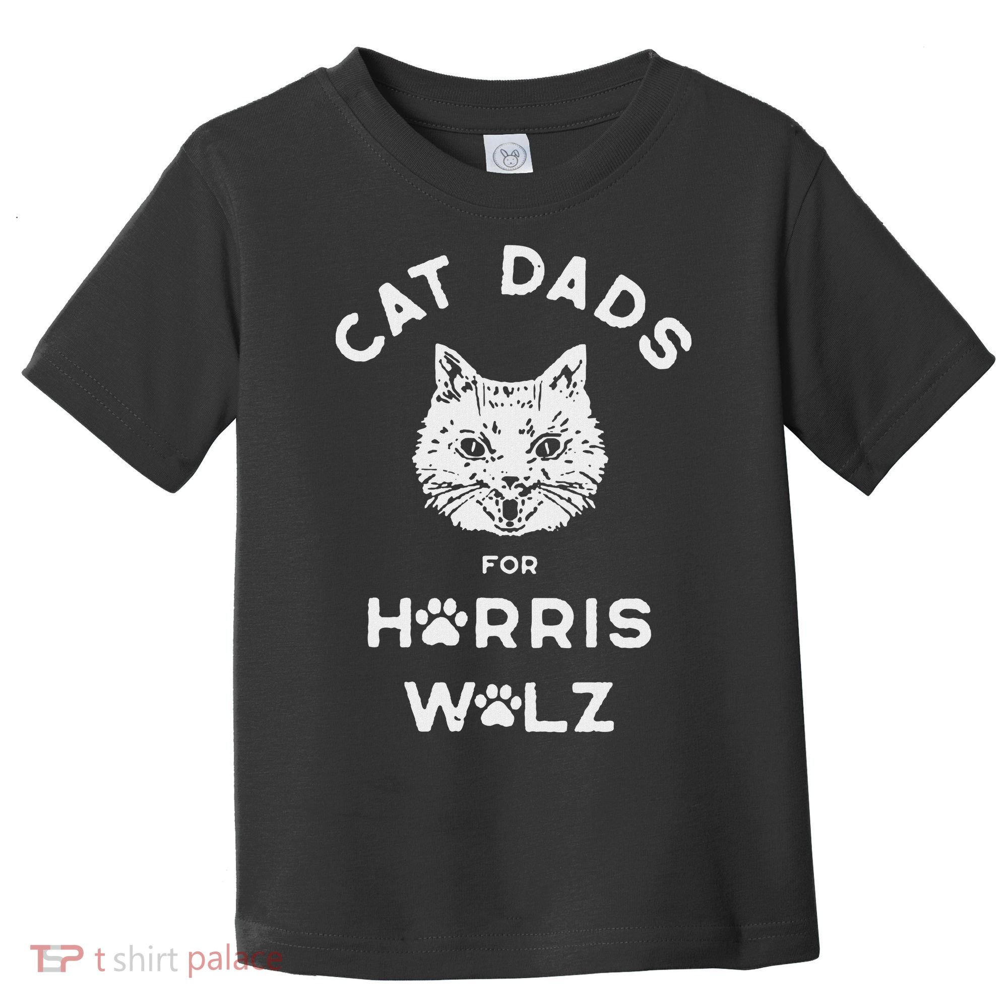 Cat Dads For Harris Walz Toddler T-Shirt