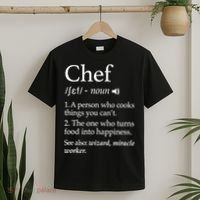 Chef Definition Funny Line Saying Cook Cooking Gifts Chefs TShirt T-Shirt thumb 2
