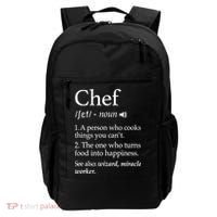 Chef Definition Funny Line Saying Cook Cooking Gifts Chefs TShirt Backpack thumb 0