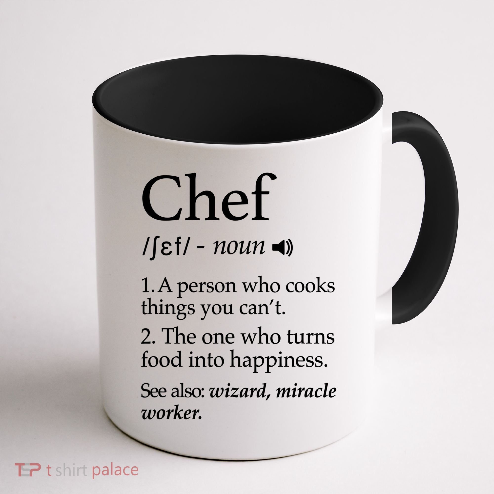 Chef Definition Funny Line Saying Cook Cooking Gifts Chefs TShirt Coffee Mug