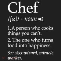 Chef Definition Funny Line Saying Cook Cooking Gifts Chefs TShirt Beanie thumb 2