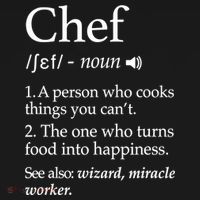 Chef Definition Funny Line Saying Cook Cooking Gifts Chefs TShirt Tank Top thumb 6