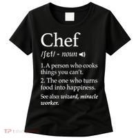Chef Definition Funny Line Saying Cook Cooking Gifts Chefs TShirt Women's T-Shirt thumb 0