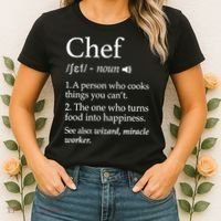 Chef Definition Funny Line Saying Cook Cooking Gifts Chefs TShirt Women's T-Shirt thumb 2