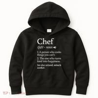 Chef Definition Funny Line Saying Cook Cooking Gifts Chefs TShirt Kids Hoodie thumb 0