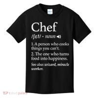 Chef Definition Funny Line Saying Cook Cooking Gifts Chefs TShirt Kids T-Shirt thumb 0