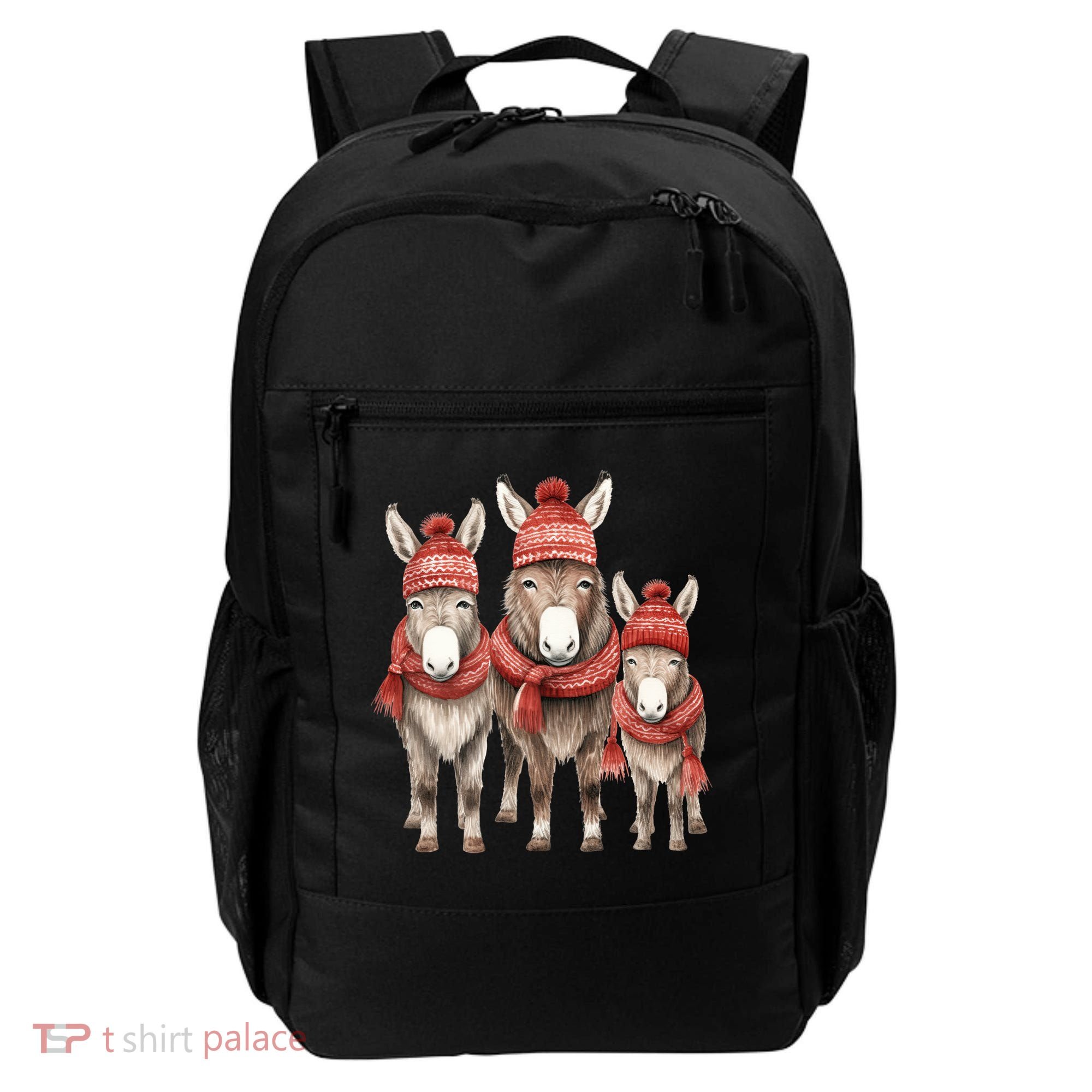 Christmas Donkey Family Matching Outfit Backpack