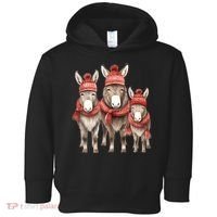 Christmas Donkey Family Matching Outfit Toddler Hoodie thumb 0