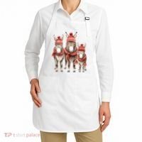 Christmas Donkey Family Matching Outfit Apron thumb 2