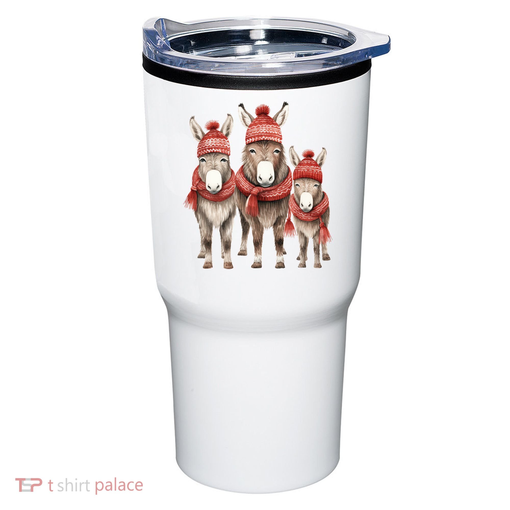Christmas Donkey Family Matching Outfit Tumbler