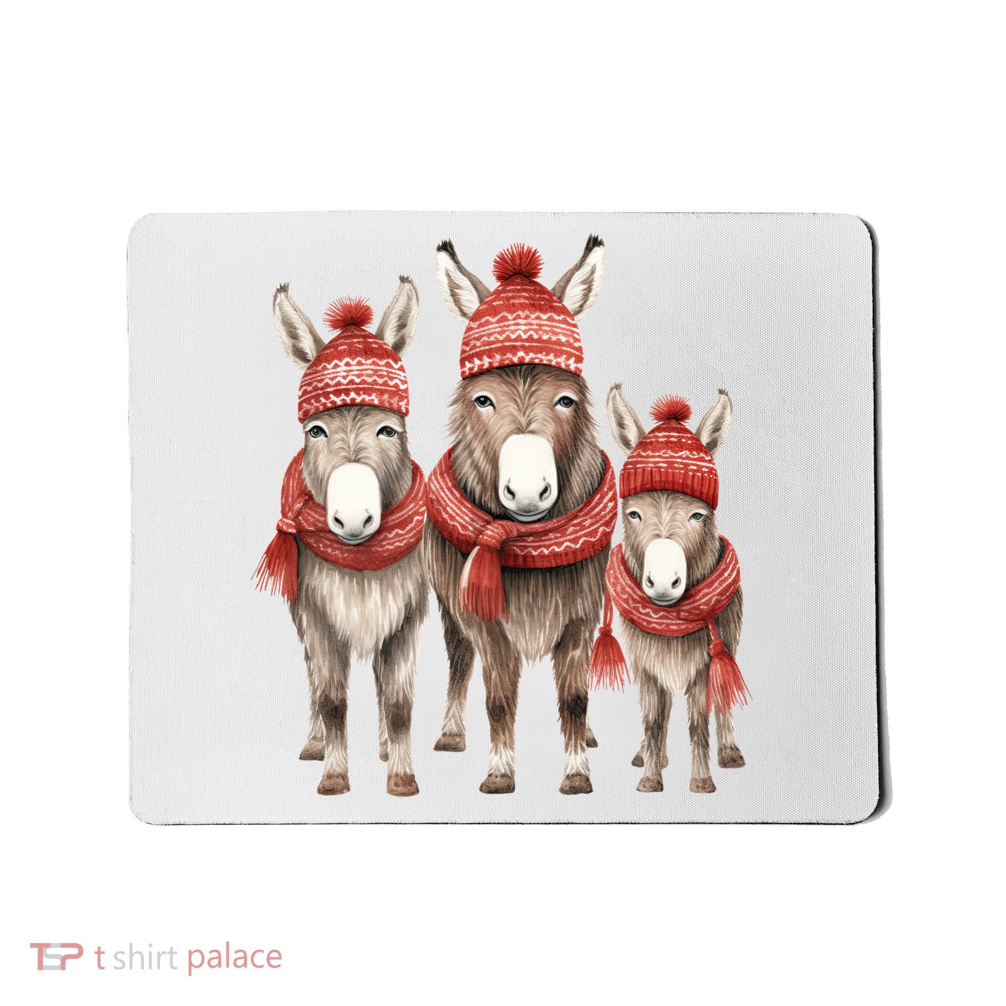 Christmas Donkey Family Matching Outfit Mousepad