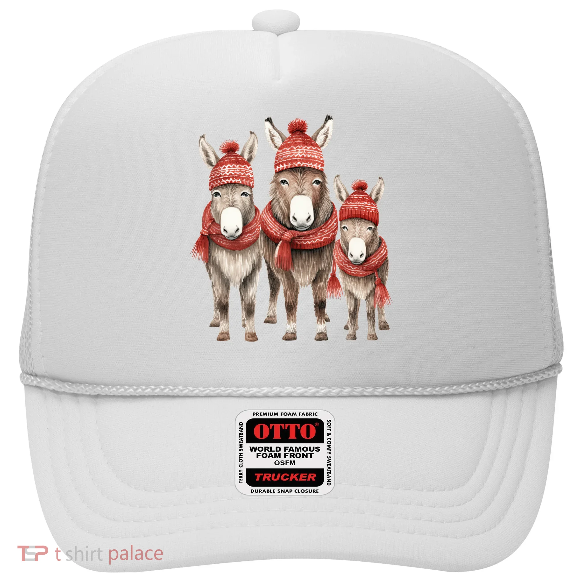 Christmas Donkey Family Matching Outfit Hat