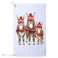 Christmas Donkey Family Matching Outfit Golf Towel thumb 0