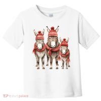 Christmas Donkey Family Matching Outfit Toddler T-Shirt thumb 0