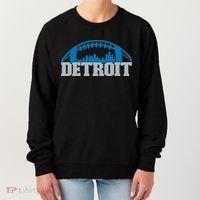 Cool Detroit Football With City Women's Sweatshirt thumb 0