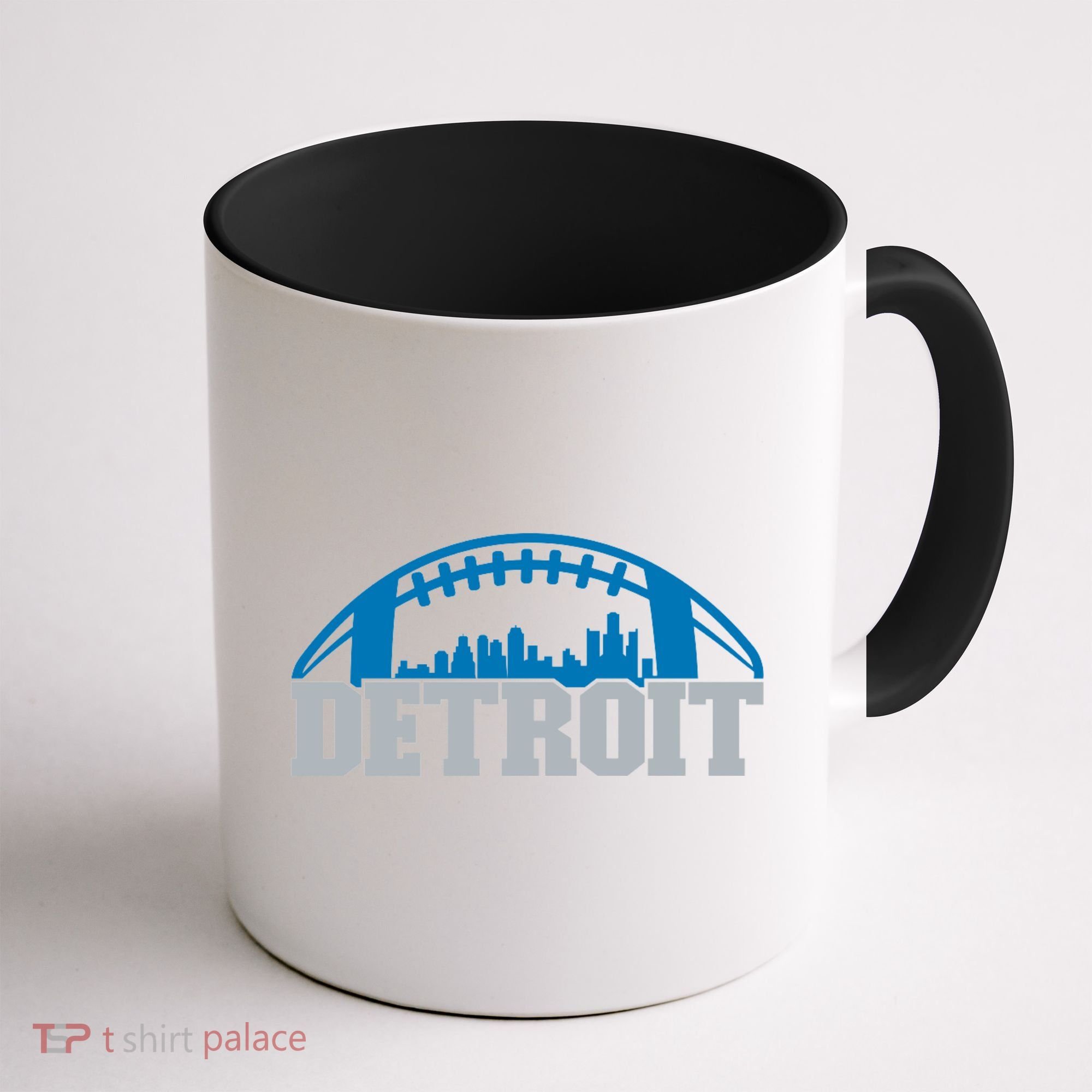 Cool Detroit Football With City Coffee Mug
